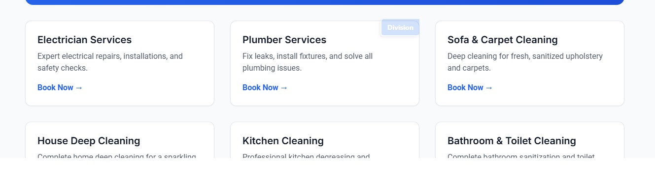 AC cleaning service showcase