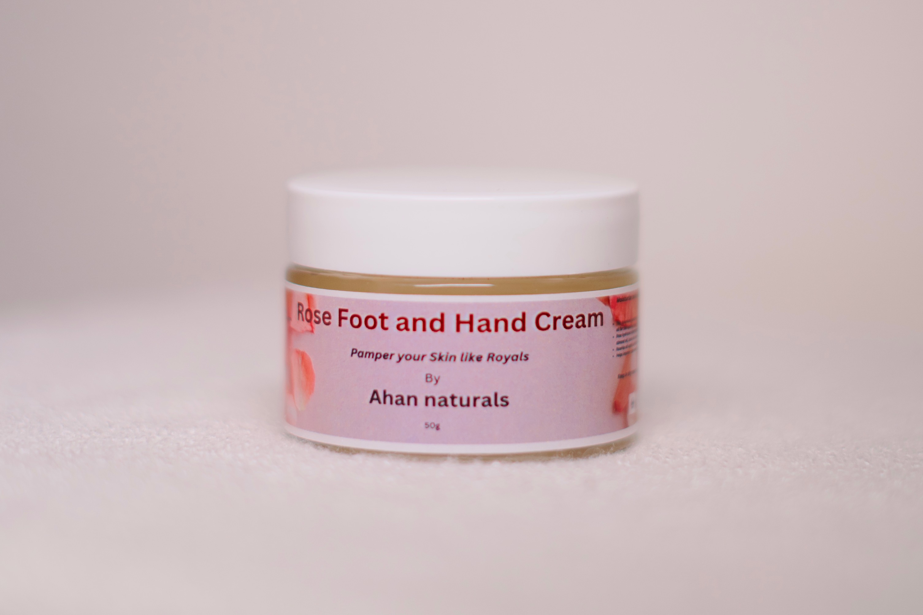 Rose Foot & Hand Cream Ahan naturals