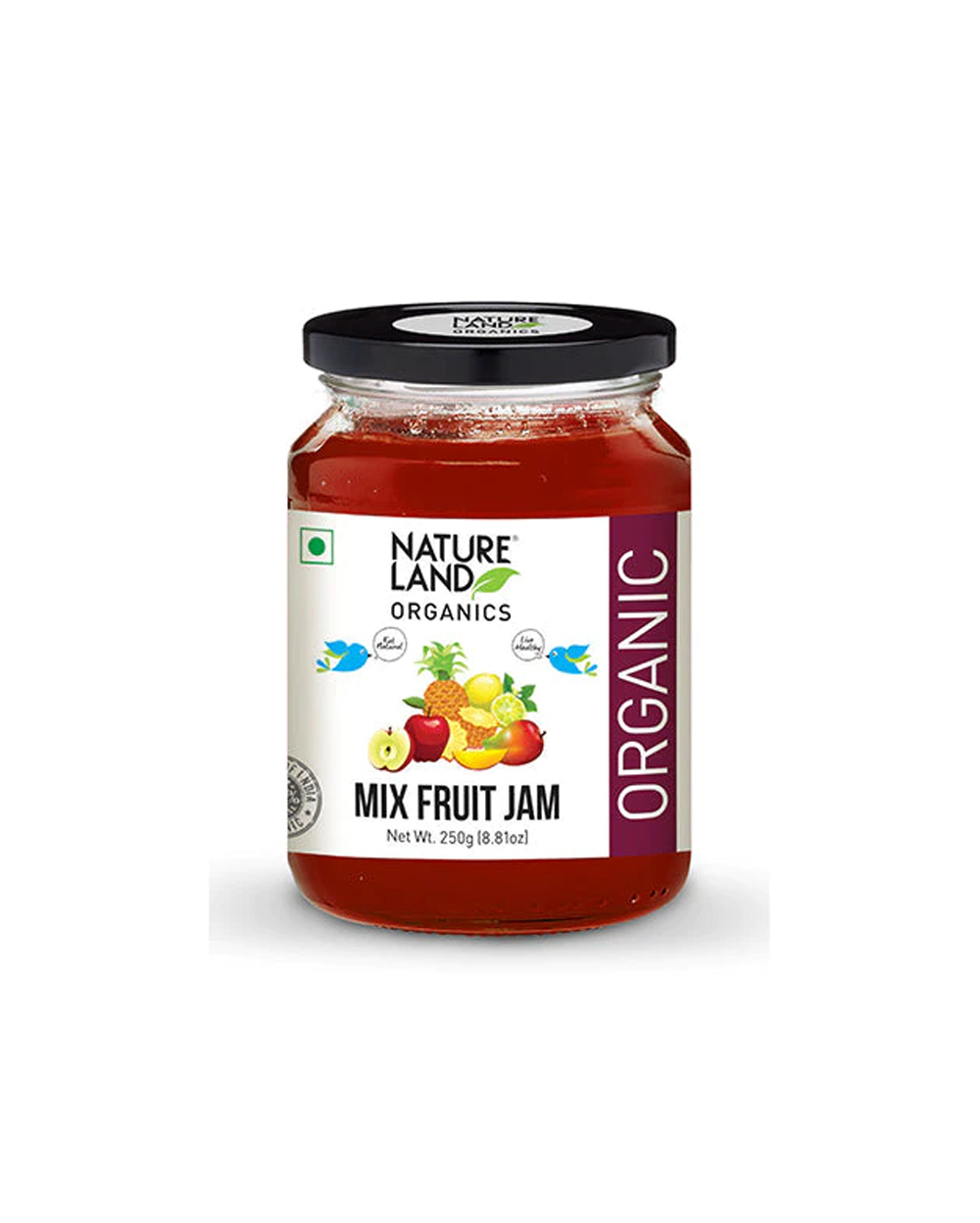 Nature Land Organic Mix Fruit Jam 250g