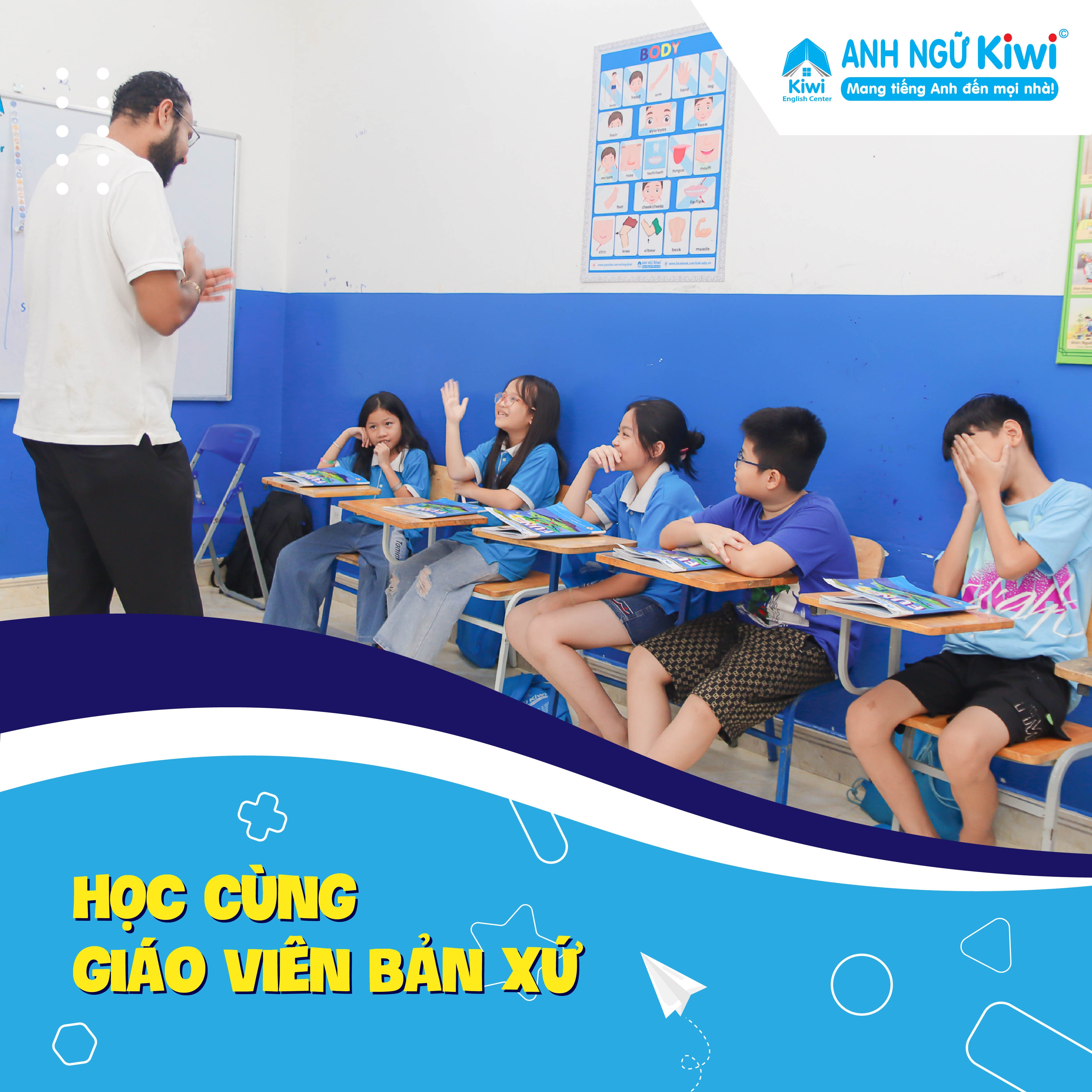 Học cùng giáo viên bản xứ