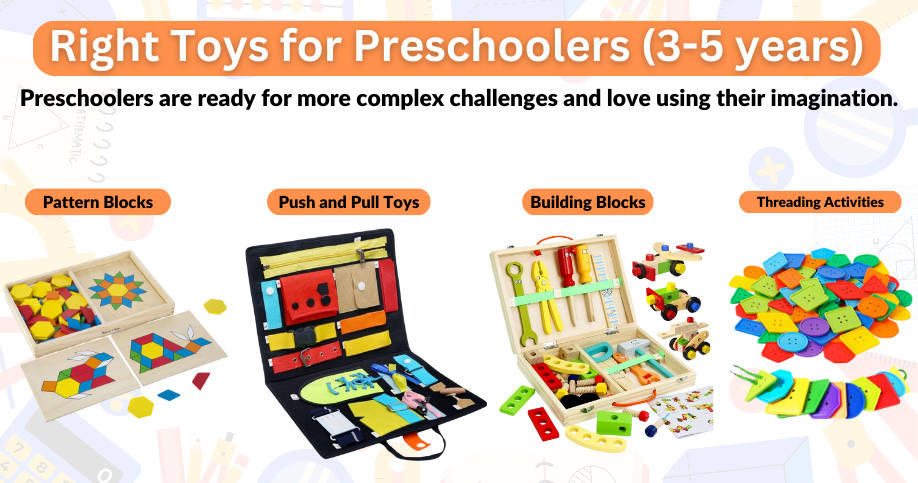 Toys for Preschoolers (3-5 years)