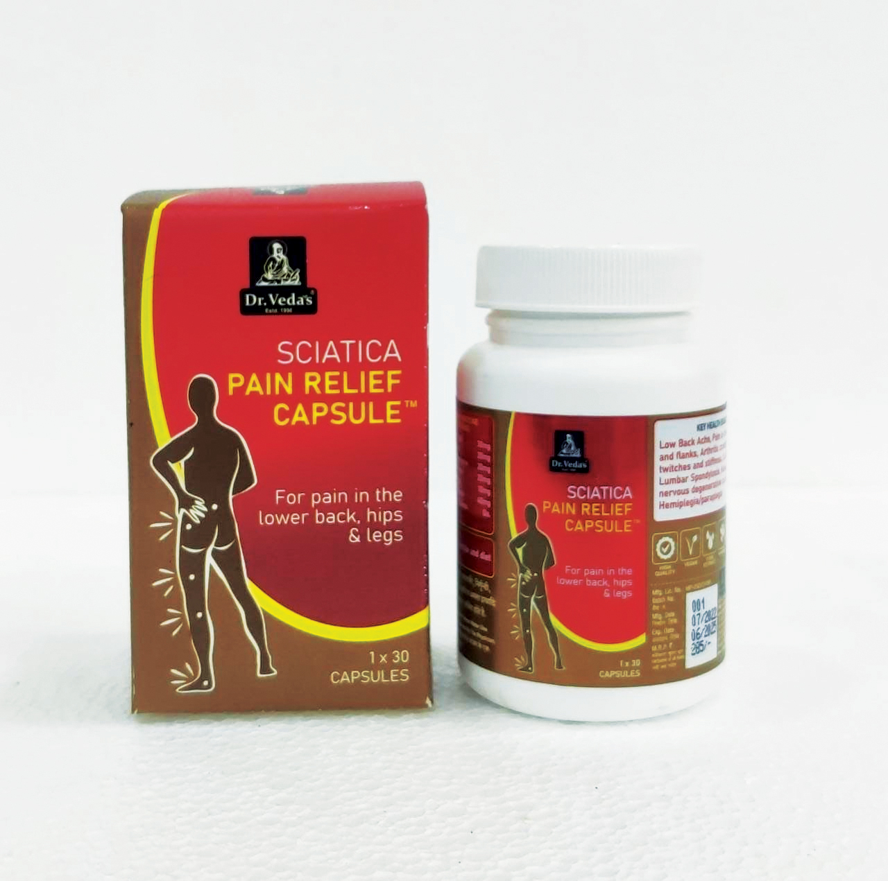 Dr Veda S Sciatica Pain Relief Capsules 30 Capsules Panasia Herbal Dr Veda S Sciatica Pain Relief Capsules 30 Capsules Panasia Herbal