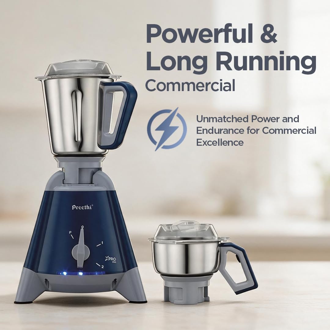 Preethi XPro Duo 1300W Commercial Mixer Grinder