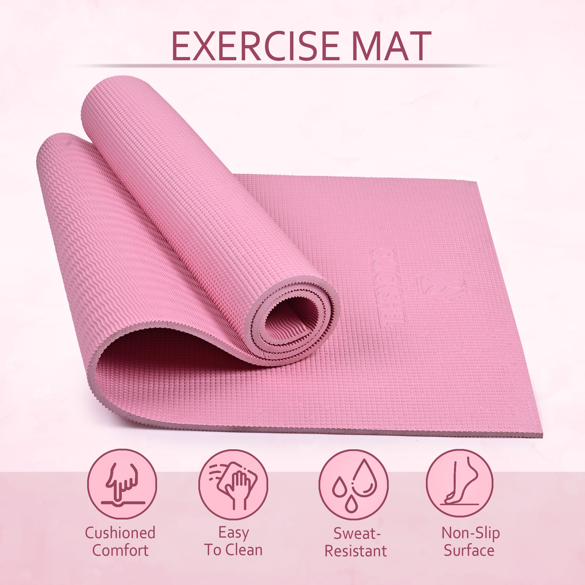 Quick Shel Yoga Mats: Anti-Skid, Water/Dirt Proof, Lightweight